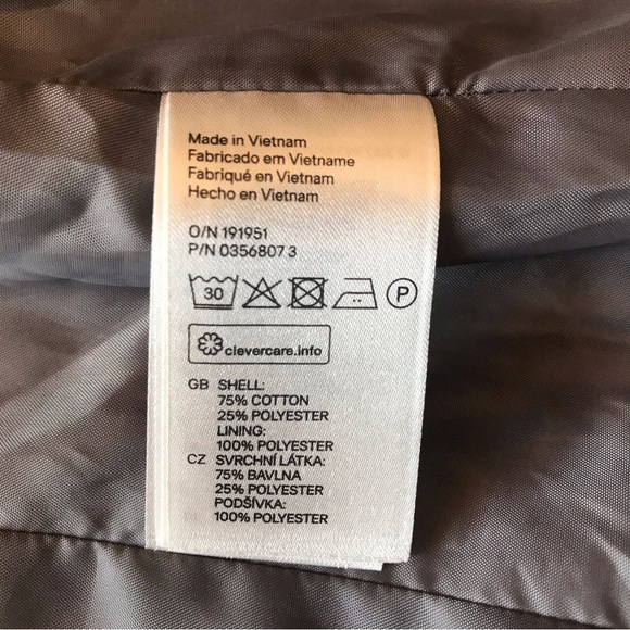 H&M Full Zip Modern Boho Embroidered Blazer w Shoulder Pads Sz 32 - Picture 3 of 11